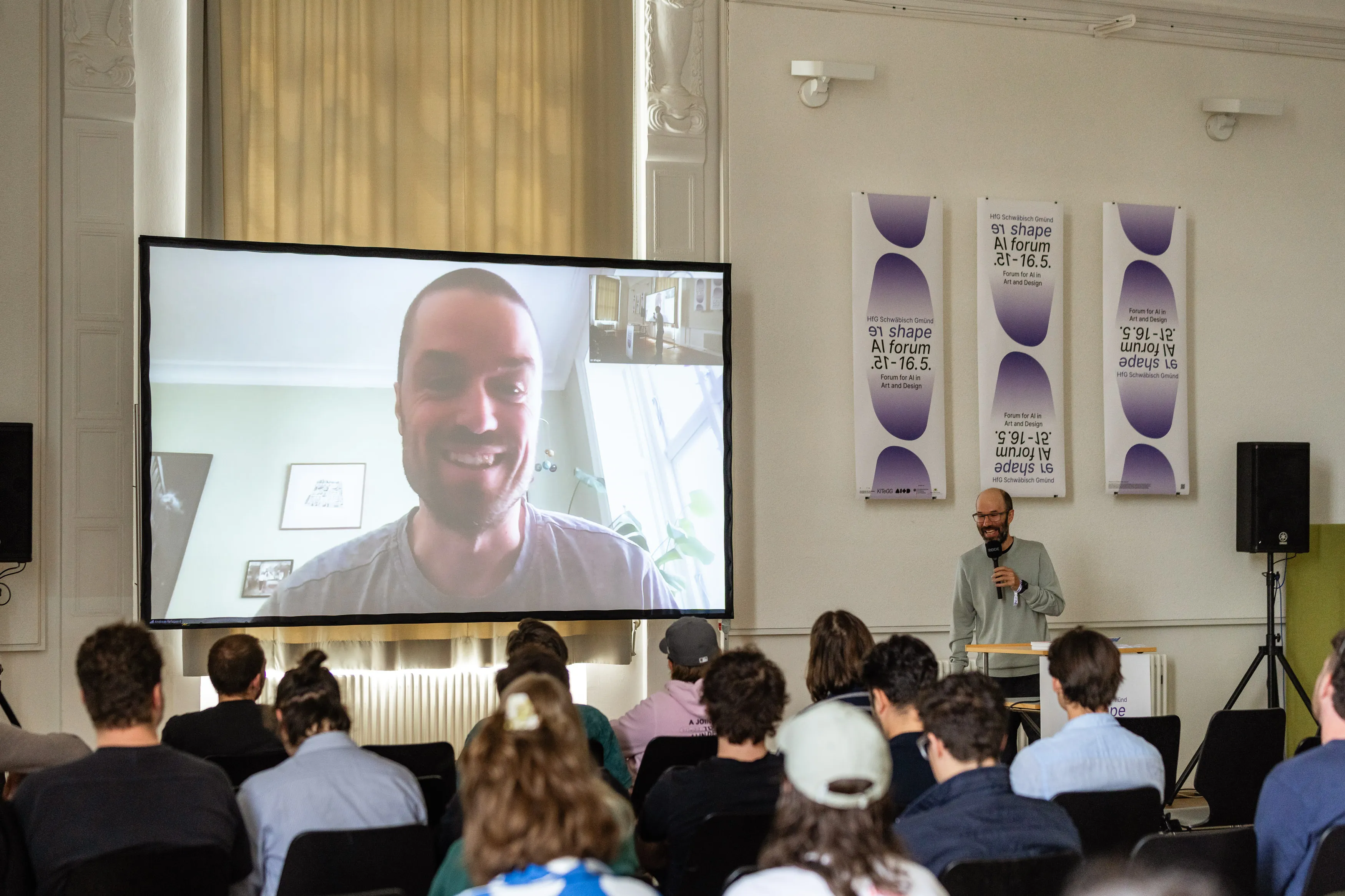 Andreas Refsgaard presenting. Image: Stefan Eigner