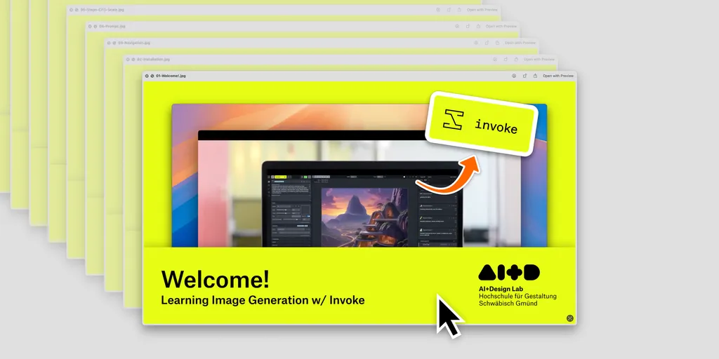 Vorschaubild der Tutorial-Serie zu Invoke AI und SDXL