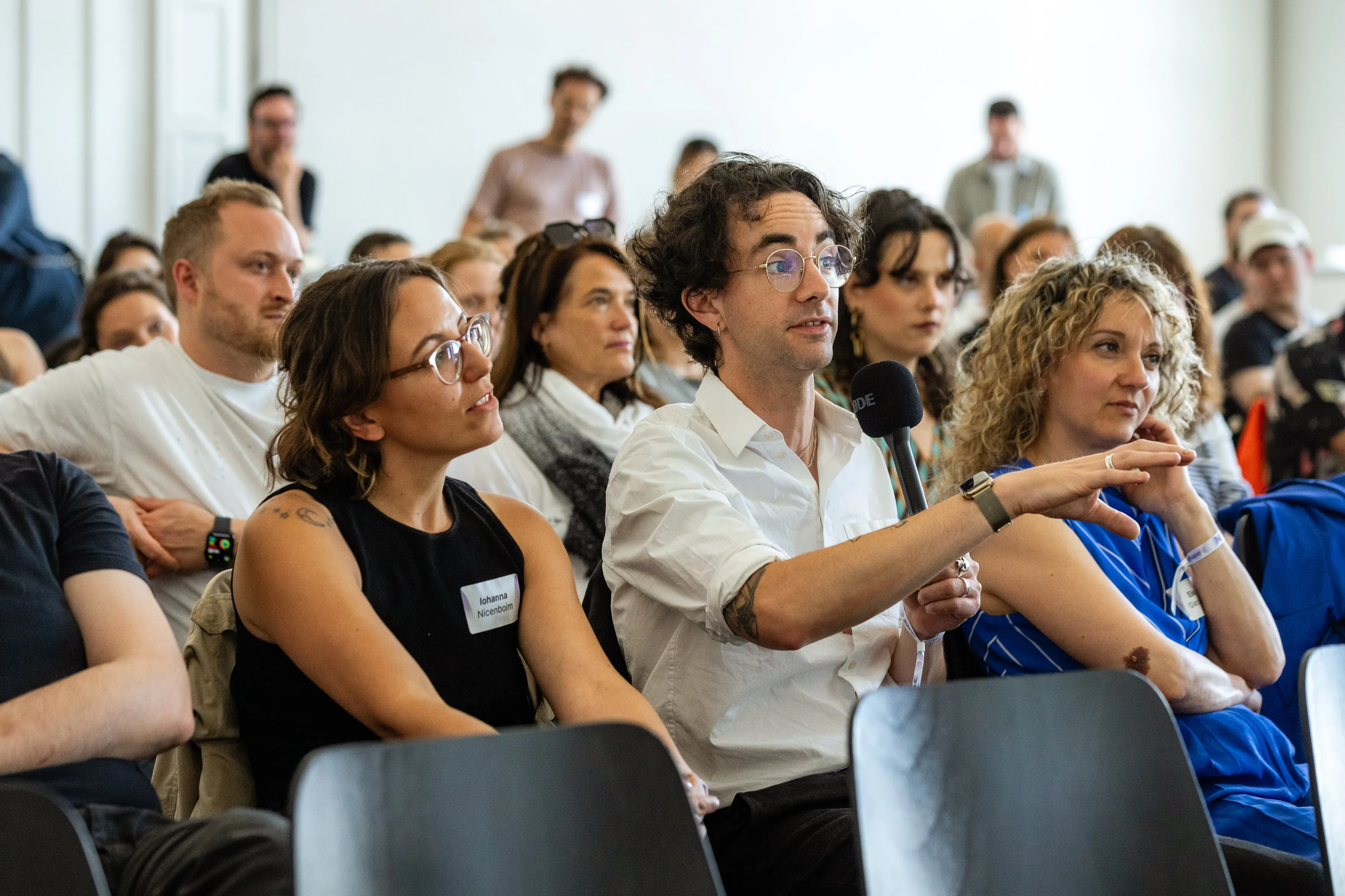 Question in the audience