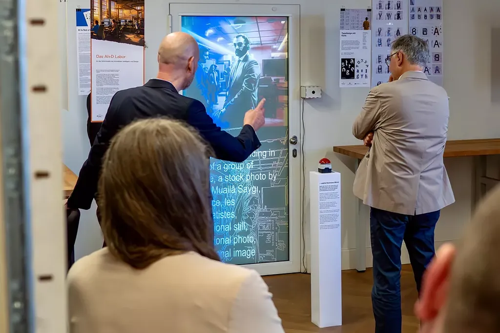 State Secretary Arne Braun visited the AI+Design Lab